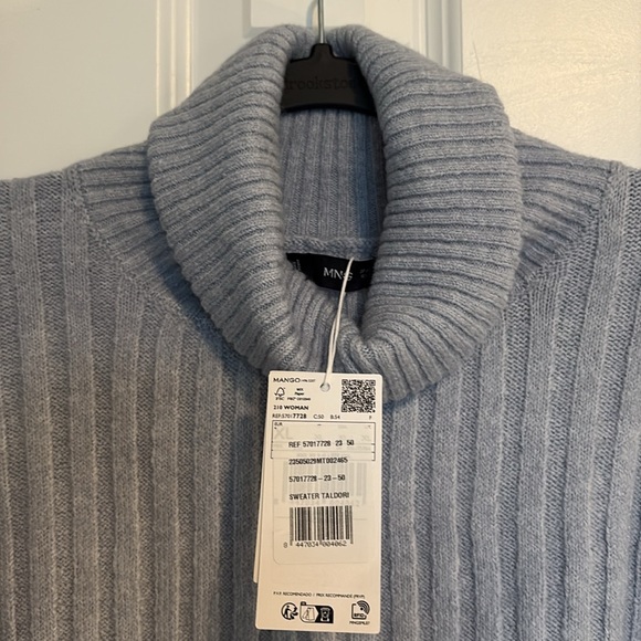 NWT Wool Mix Swan Neck Sweater - Picture 5 of 5